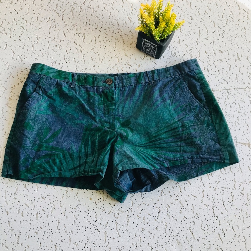 GAP Sunkissed shore tropical print blue cotton 16